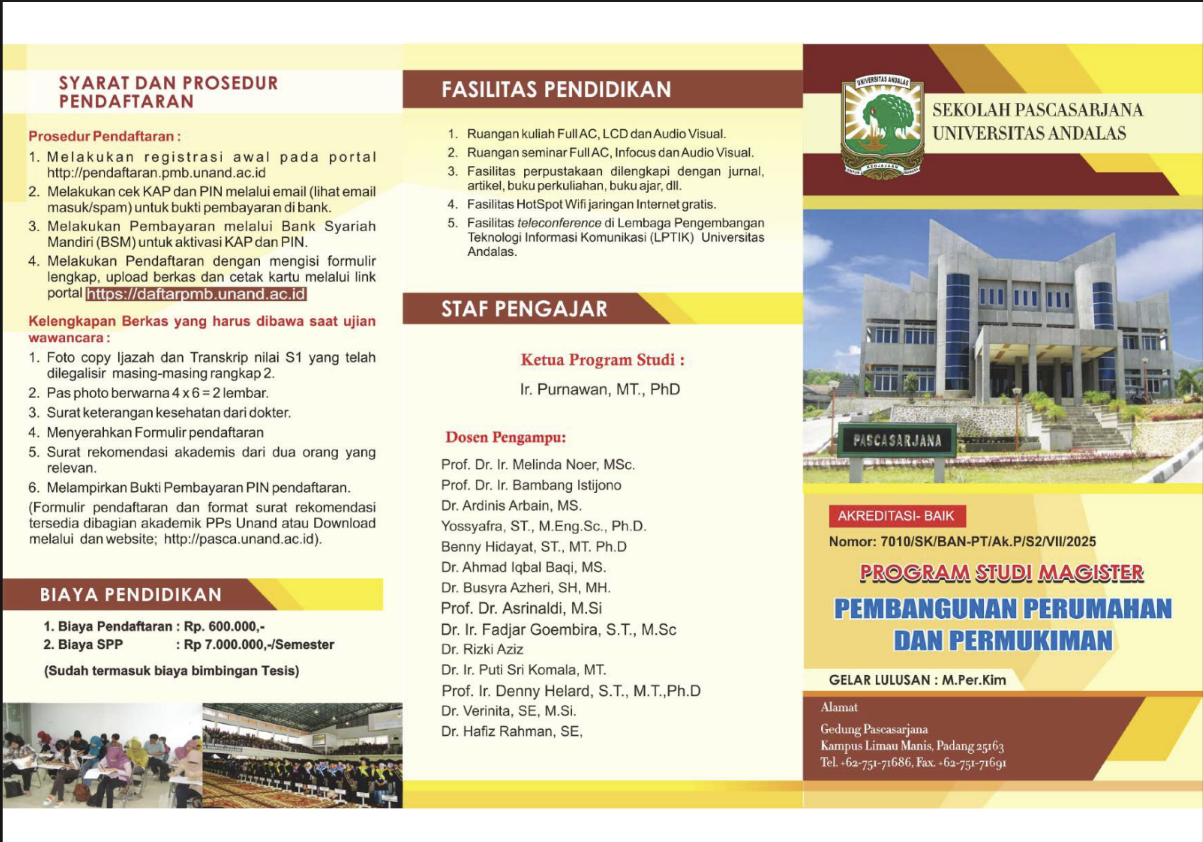 Pamflet Program Studi PERKIM